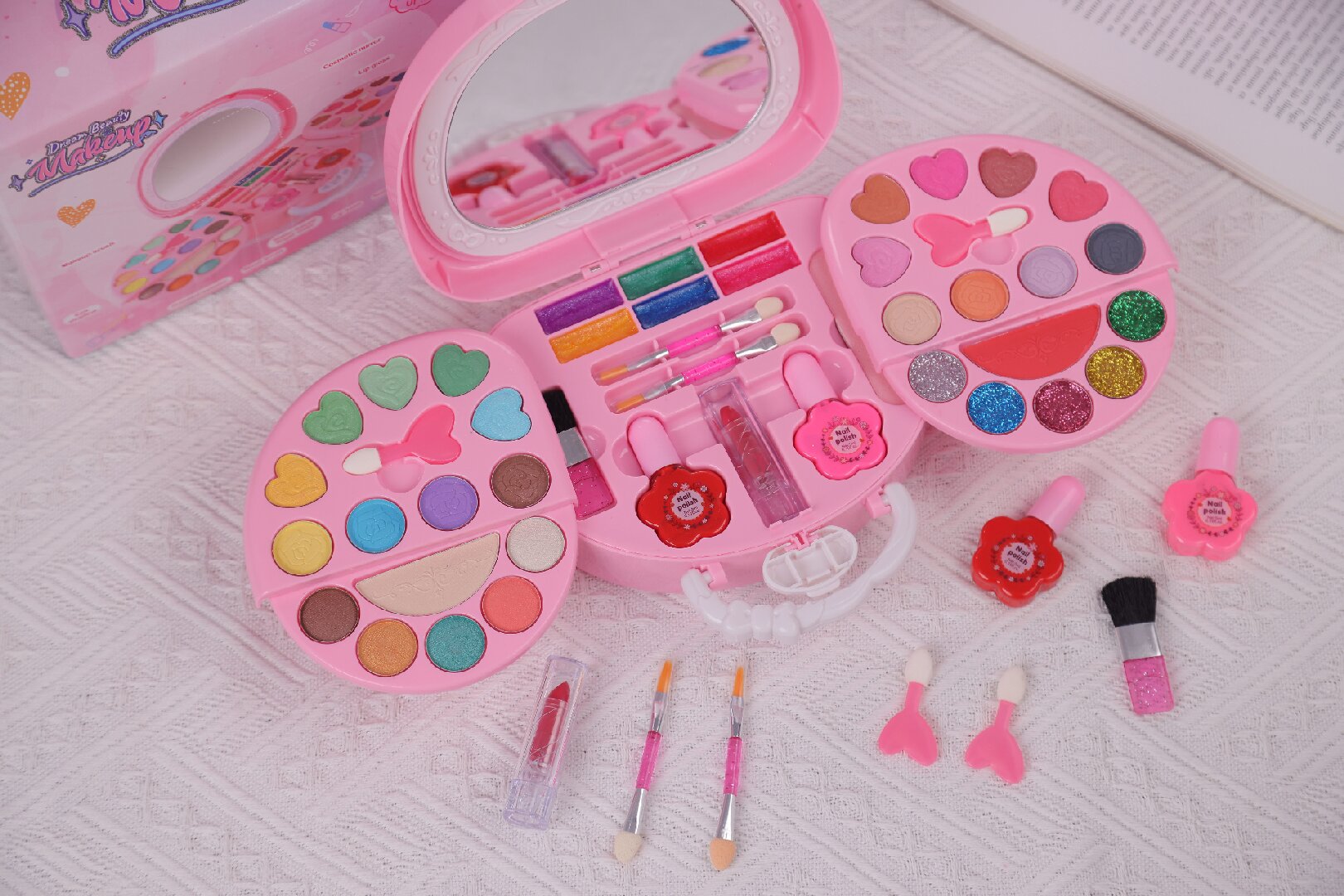 Amazon.com: Kids Makeup Kit for Girl Real Washable Makeup Set with